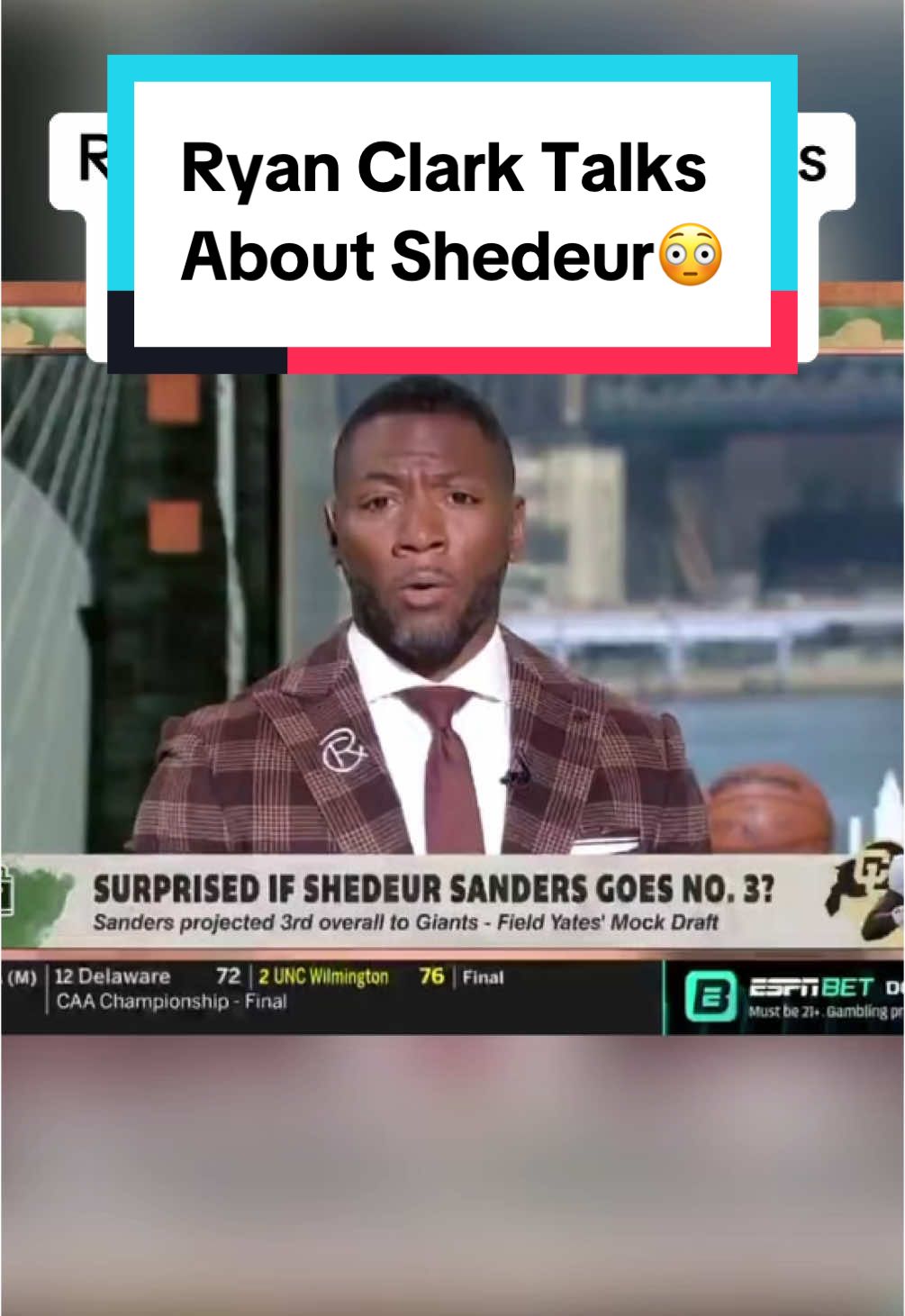 Will Shedeur prove everyone wrong once again?🤔 #nfl #nflfootball #nflcontent #shedeur #ryanclark #nfldraft #mlfootball