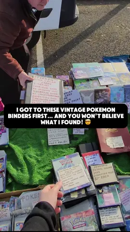 These Pokémon binders have been untouched for YEARS… until now! 😳 #pokemon #pokemoncards #skyridge #aquapolis #c#carbootc#carbootsalec#carbootfindc#carbootfindsc#carbootingf#fleamarkety#yardsalegaragesale 
