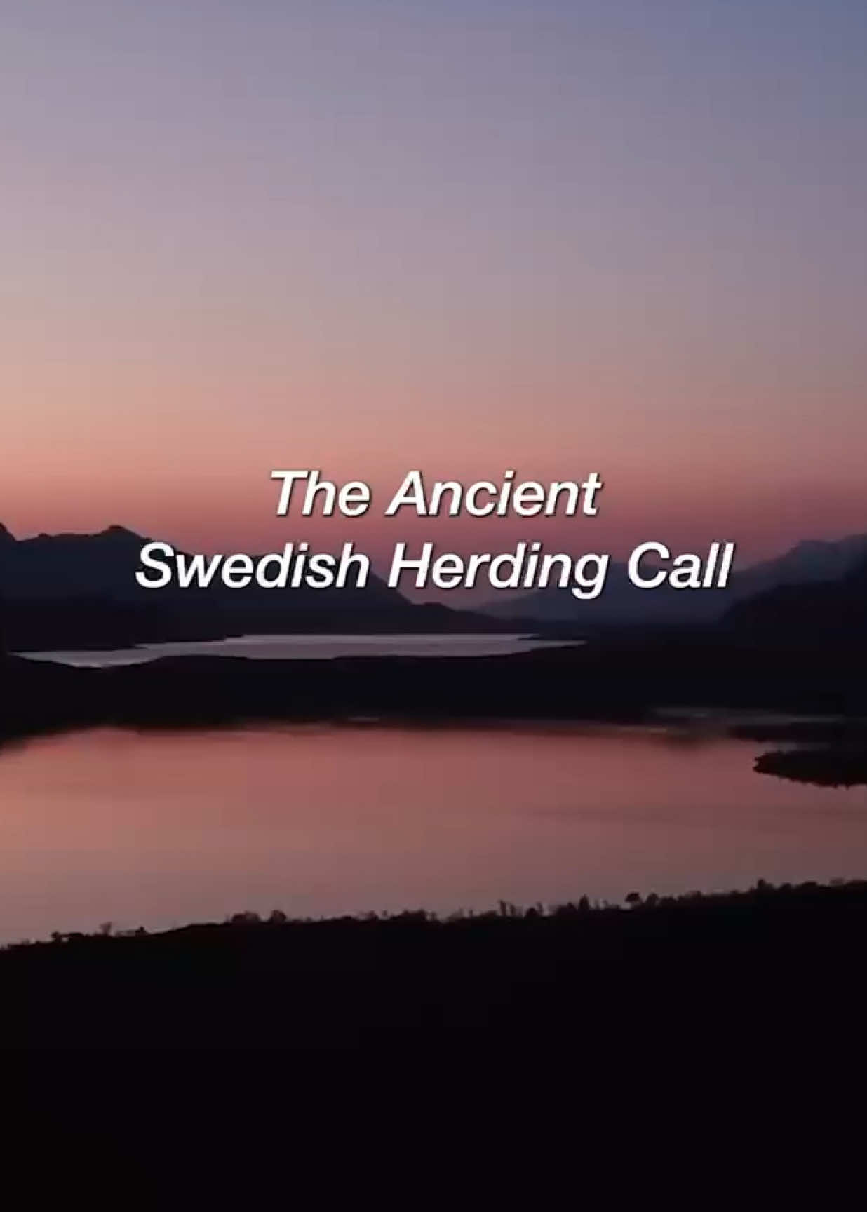 A little history about “kulning”, which is the high pitch calling sound that’s been used for hundreds of years on the farms in the forest. It’s a sort of melodic herding call that can be heard through very far distances. #sweden #nordicstyle #nature #naturelover #wilderness #Outdoors #herdingcall #kulning #echoes