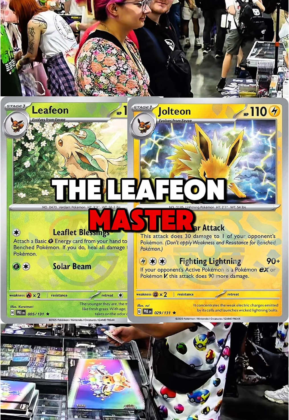 Eevee trade #tradingcards #tcg #pokemon #vendorpov #pokemontiktok #pokemontcg #pokemoncards 