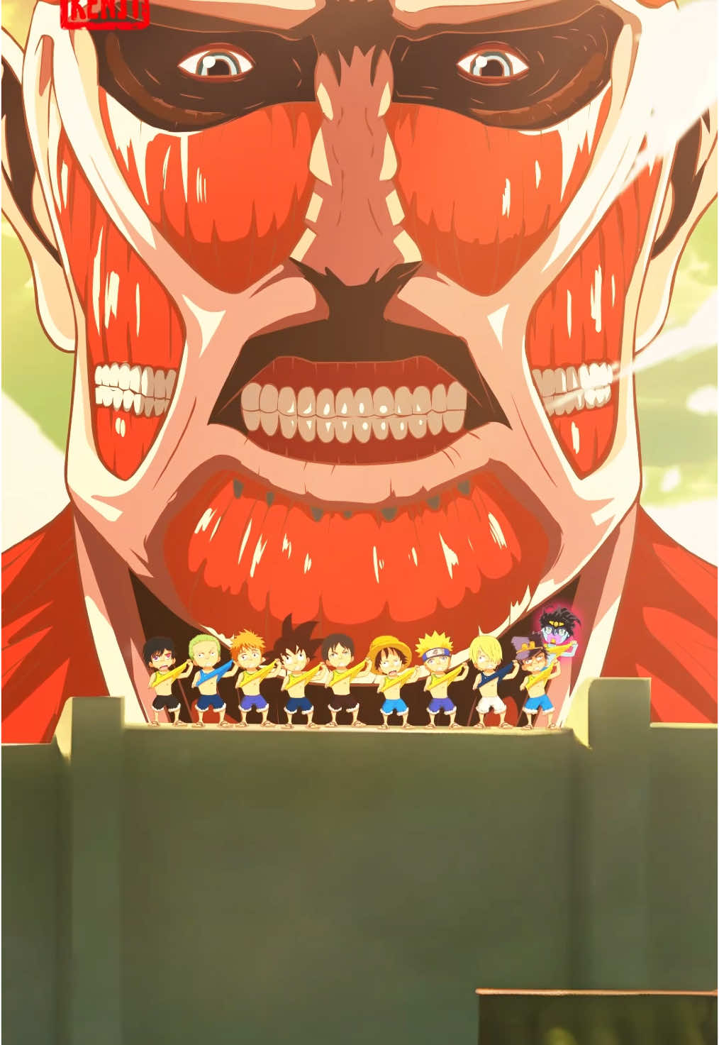 One more MC joined #anime #onepiece #dragonball #naruto #aot #eren 