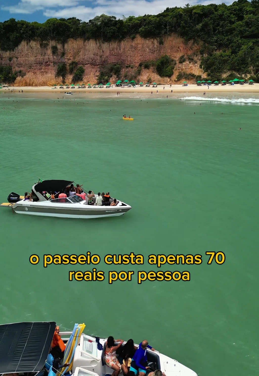 🐬🚤 Passeio de lancha na Baía dos Golfinhos! Que tal explorar as águas paradisíacas de Pipa em um passeio curto e inesquecível? 🌊✨ ✅ Duração: 45 a 60 minutos ✅ Valor: R$ 70 por pessoa + R$ 6 de taxa ambiental ✅ Roteiro: Praia do Centro, Baía dos Golfinhos e Praia do Madeiro ✅ 90% de chance de avistar golfinhos o ano todo! 🐬😍 ✅ Parada para banho em alto-mar, com água morninha para relaxar 🏝️ ✅ Boias e coletes disponíveis para sua segurança 🔁 Marque quem vai viver essa experiência com você! 📌 Realize sua cotação 🌍 Informações e passeios turísticos 🔗 Acesse: www.pipando.com.br 📲 WhatsApp: (84) 9 8166-2637 🔗 Link também na Bio #praiadapipa #praiadepipa #oquefazerempipa #riograndedonorte #baiadosgolfinhos #passeiodelancha #golfinhosempipa 
