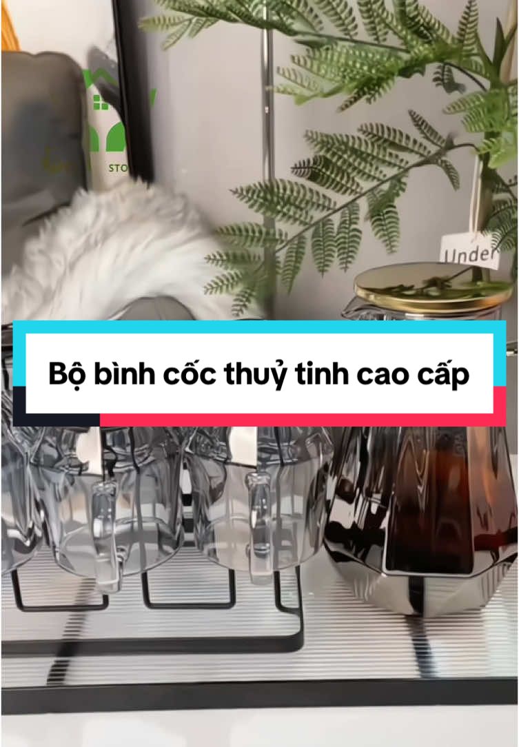 Bộ bình cốc thủy tinh cao cấp #giadung #giadungthongminh #giadungtienich #bobinhcoc #bobinhcocthuytinh 