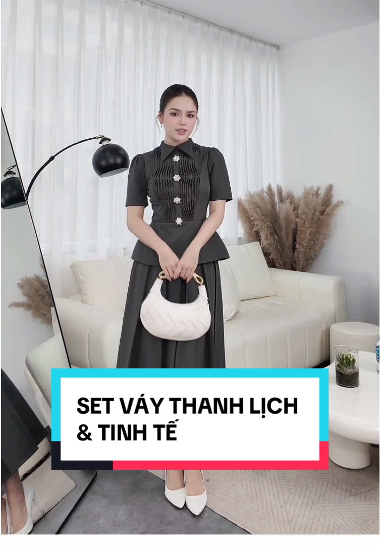 Vừa tiểu thư vừa thanh lịch tinh tế chuẩn phong thái quý cô #OOTD #macdepmoingay #docongso #thoitrangnu #charllot 