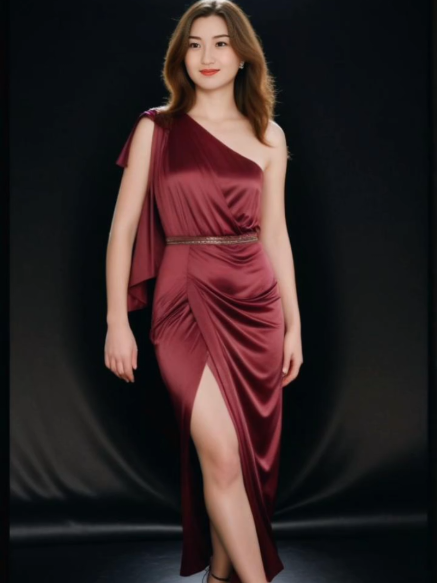 Draped dress ai #drapeddress #ai #foryou 