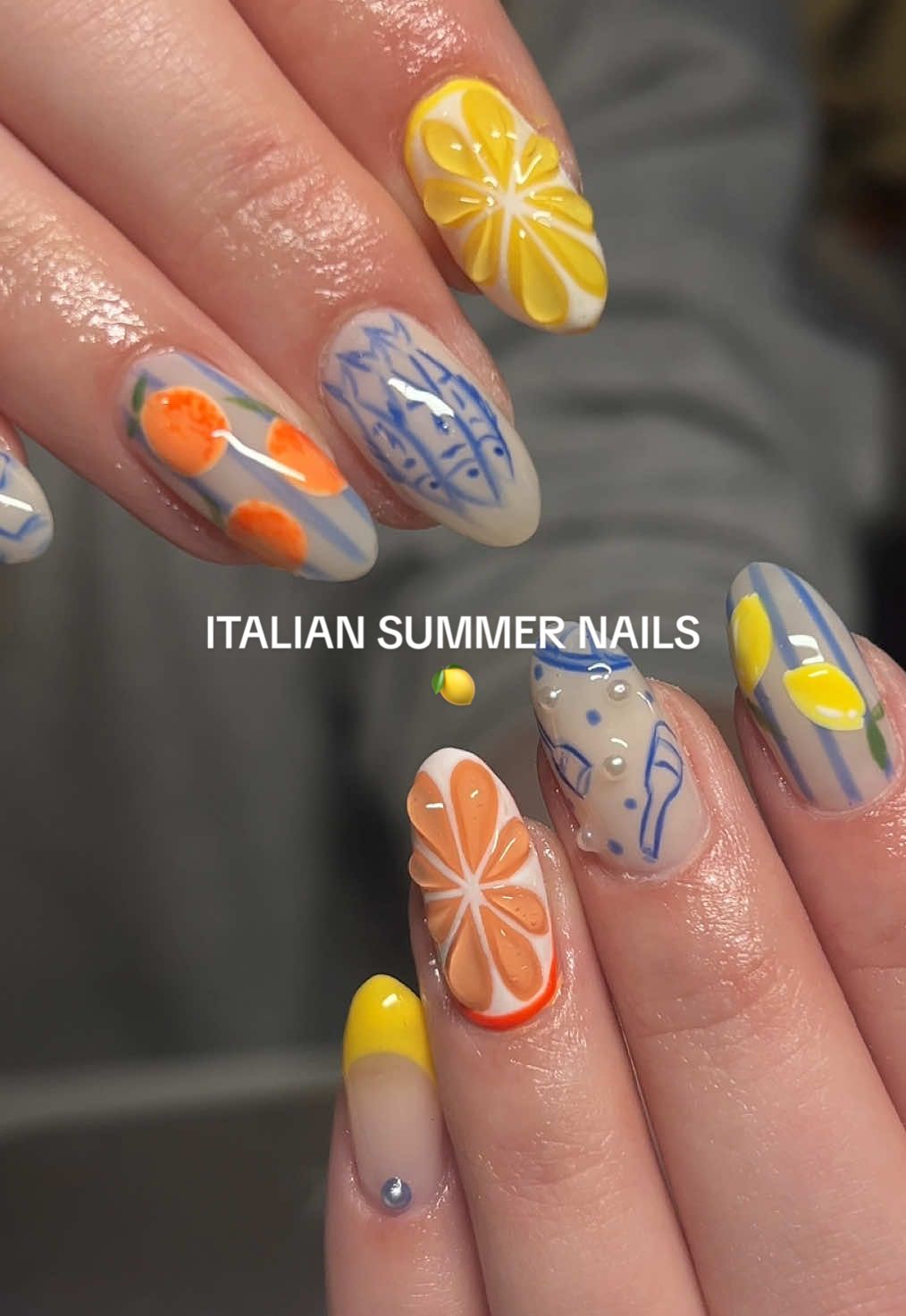 these are so darling 🥥🫒🍸🍋 #nails #nailinspo #italiansummer #cmbyn #italy #italian #summernails #nailart #nailset #gelnails #biab #nailtech #nailtutorial #microinfluencer #contentcreation 