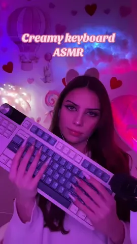 New creamy keyboard #RKS85 from #royalkludge Yes or no?😍 I love the sound! #asmr #asmrlive #asmrsounds #relaxingvideos #keyboardasmr #rks85 