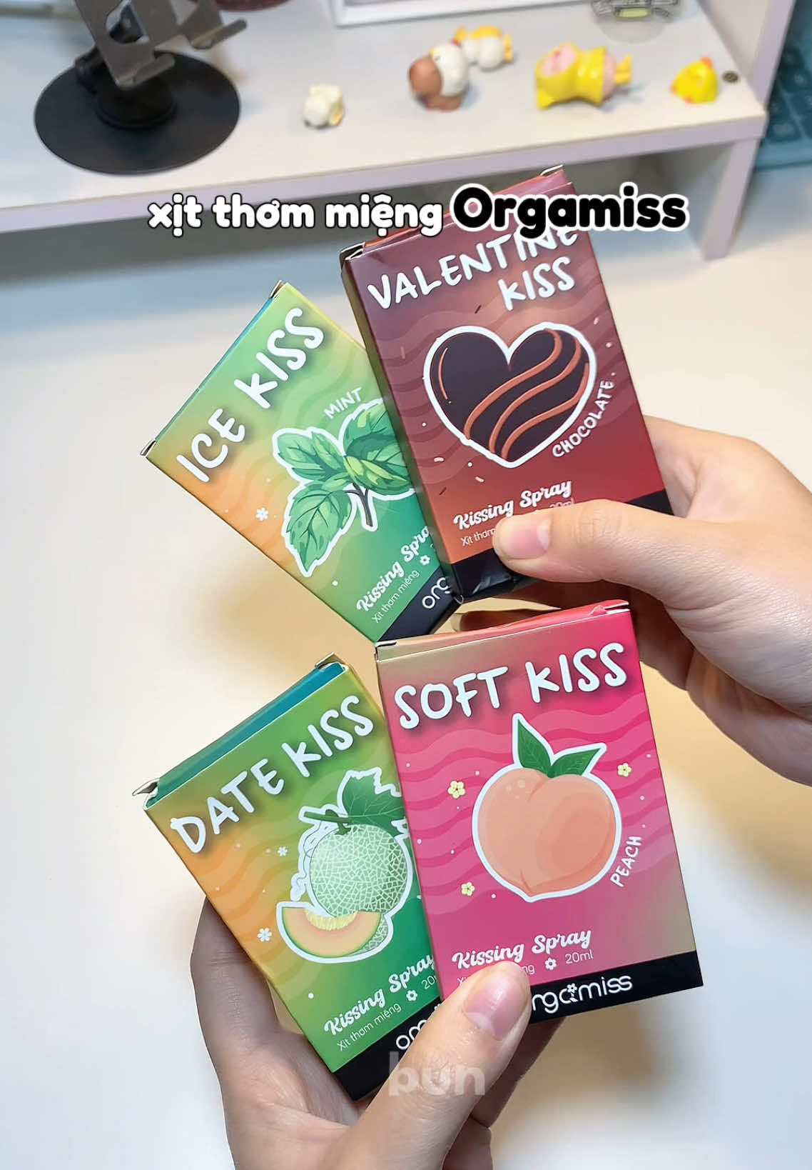 khỏi lo hơi thở có mùi từ khi có em này🤩  #xitthommieng #xitthommienggiare #kissingspray #xitthommiengorgamiss #shopcuabun 