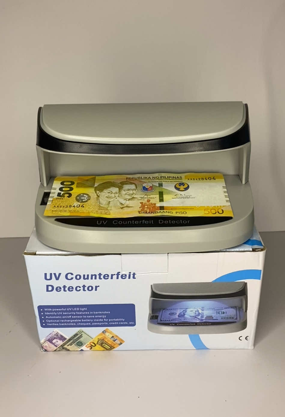 May tindahan ka? Sign muna bumili nito#store #uvcounterfeitdetector #fakemoneydetector #moneydetector #moneydetectormachine 