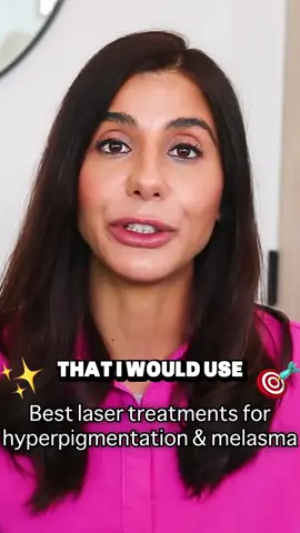 Struggling with sunspots, post-inflammatory hyperpigmentation, or melasma? These two lasers are some of my favorites for darker skin tones: . @cynosurelasers PicoSure Pro - Uses ultra-fast energy pulses to break down pigment without damaging melanin-rich skin @clearandbrilliant Clear + Brilliant Permea - A low-energy laser that safely improves pigmentation and stimulates collagen without overheating the skin . Both are safe & effective for treating pigmentation concerns in all skin tones! Have you tried laser treatments before? Let me know in the comments! . To watch the full video, head over to my YouTube Channel: https://www.youtube.com/@drninadesai . . . . . . #PigmentationTreatment #PicoSurePro #ClearAndBrilliant #SkinOfColor #LaserSafety #Dermatology #MelasmaTreatment #Hyperpigmentation #dermatologist #doctor #skincare #cosmeticdermatology #acne #skin #SelfCare #dermatology