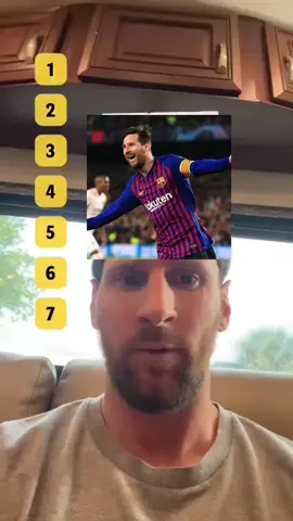 Messi ranks players and puts Ronaldo last #messi #ronaldo #foot #fyp 