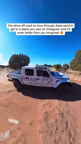 Who knew a long drive through deep sand would lead to a rocky playground straight out of a Dr Seuss book 🤯 We first visited White Pocket a few years ago, and ever since then we wanted to go back for an overnight camping trip. Our van is 4x4 but too lengthy to safely navigate through some of the crazy roads it takes to get to this remote location in the Vermilion Cliffs National Monument. So, we decided to rent a jeep from @roam.outdoor.adventures (sponsored) for the drive. It was the perfect trip, watching sunset over the crazy formations, stargazing from our comfy sleeping pad in the bed of the jeep, and waking up outside under the sun’s warm glow. We’ve been here twice now and would go back again and again. It’s truly a photographer’s and explorer’s dream, with endless vantage points to discover. If you go, make sure you have a 4x4 vehicle with high clearance, and the experience to know how to drive it in deep sand! White Pocket is very remote, with no cell phone service or bathroom facilities, so bring a wag bag and pack out ALL of your trash! Always Leave No Trace and leave it better than you found it ❤️ #whitepocket #nationalmonument #southwestusa #arizonahiking #4x4adventure