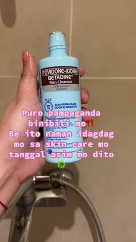 Tanggal azim mo dito be #badodor #skincleanser #betadineskincleanser #selcareroutine 