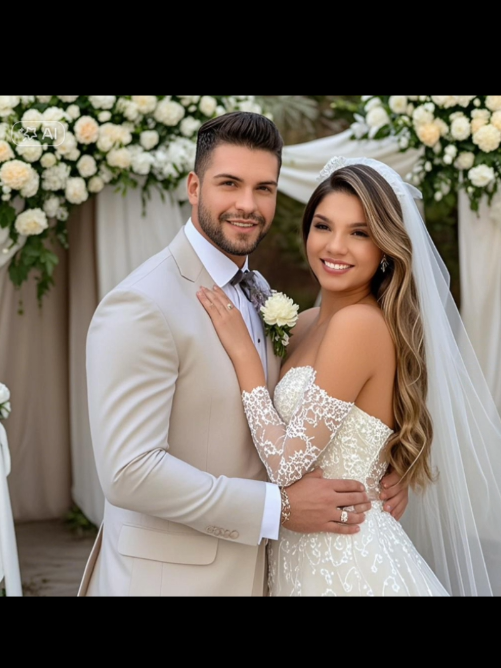 Fui testar o efeito de noivos! 👰🏻🤵🏻🥰#Multiaverso #CapCut #efeitonoivos #noivos #casamento #efeitocasamento #efeitoia #aifilter 
