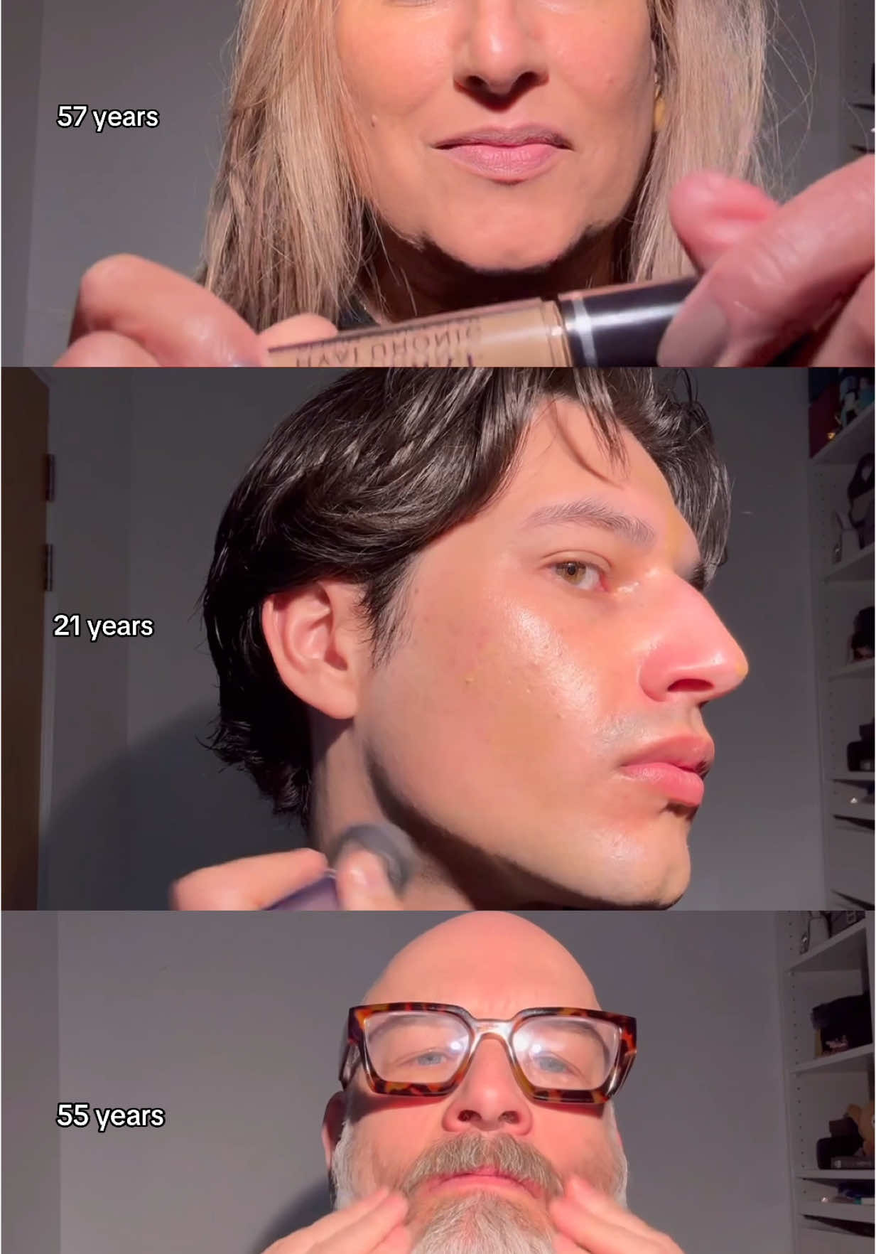 I can’t decide which features are from my mum or dad #familybonding #skincare #makeup #beauty 