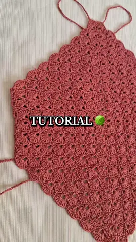 Este cropped não é criação minha, é só uma inspiração de um vídeo que assisti. #topcrochet #crochet #tutorial #cropped 