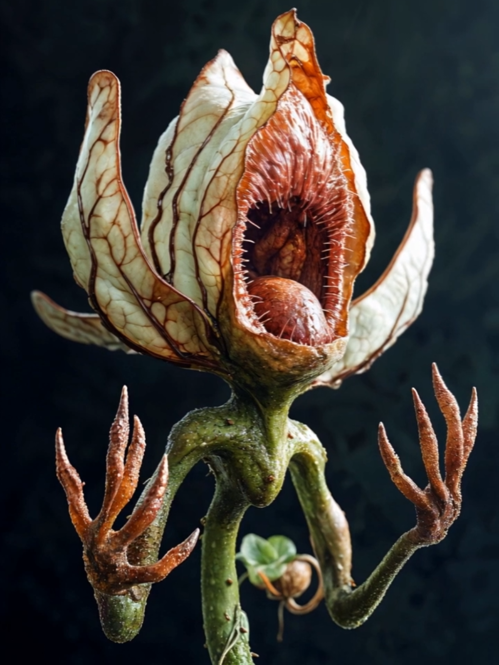 •••🪴🌿🏵️☘️••• #aiart #horrortok #aicommunity #aigenerated #monster #plants 