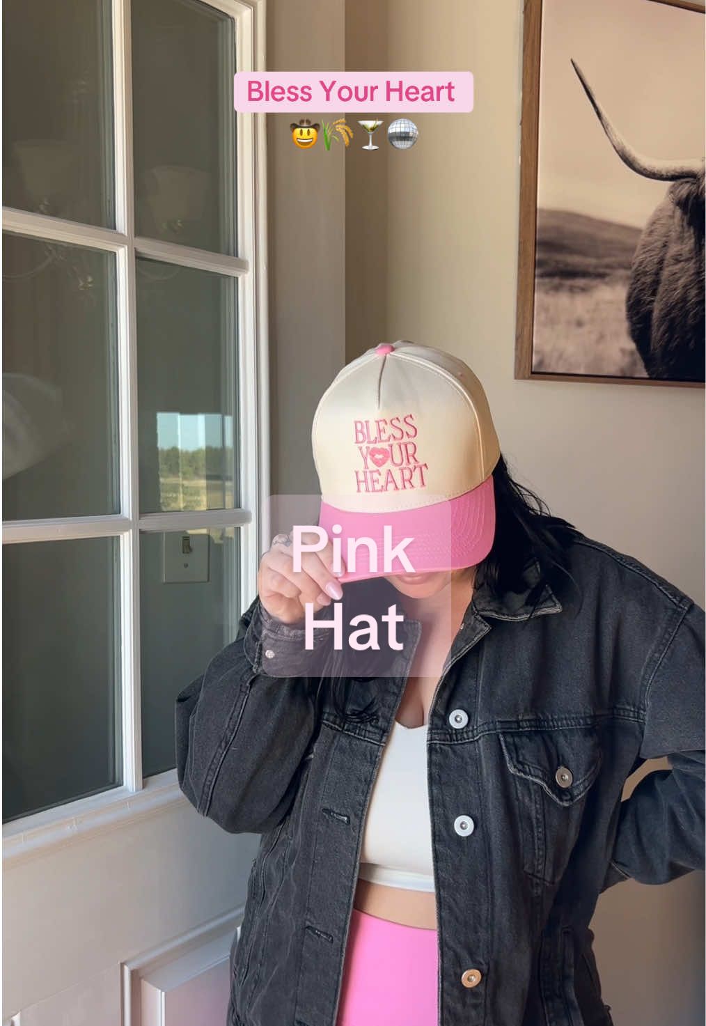 Trucker hat 🔗 in showcase  #fyp #foryoupage #truckerhat #truckerhats #southerncharm #blessyourheart #pinkaesthetic #pinktok #girlsgirl #giftforher #southerngirl #outfitinspo #outfitideas #outfitoftheday #outfitinspiration #comfyoutfits #bikershorts 