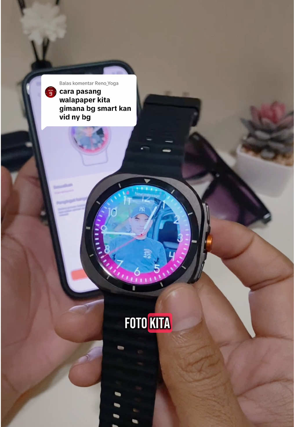 Membalas @Reno_Yoga langsung gas bang 🔥 #smartwatch #z7ultrasmartwatch #customwallpaperz7ultra 
