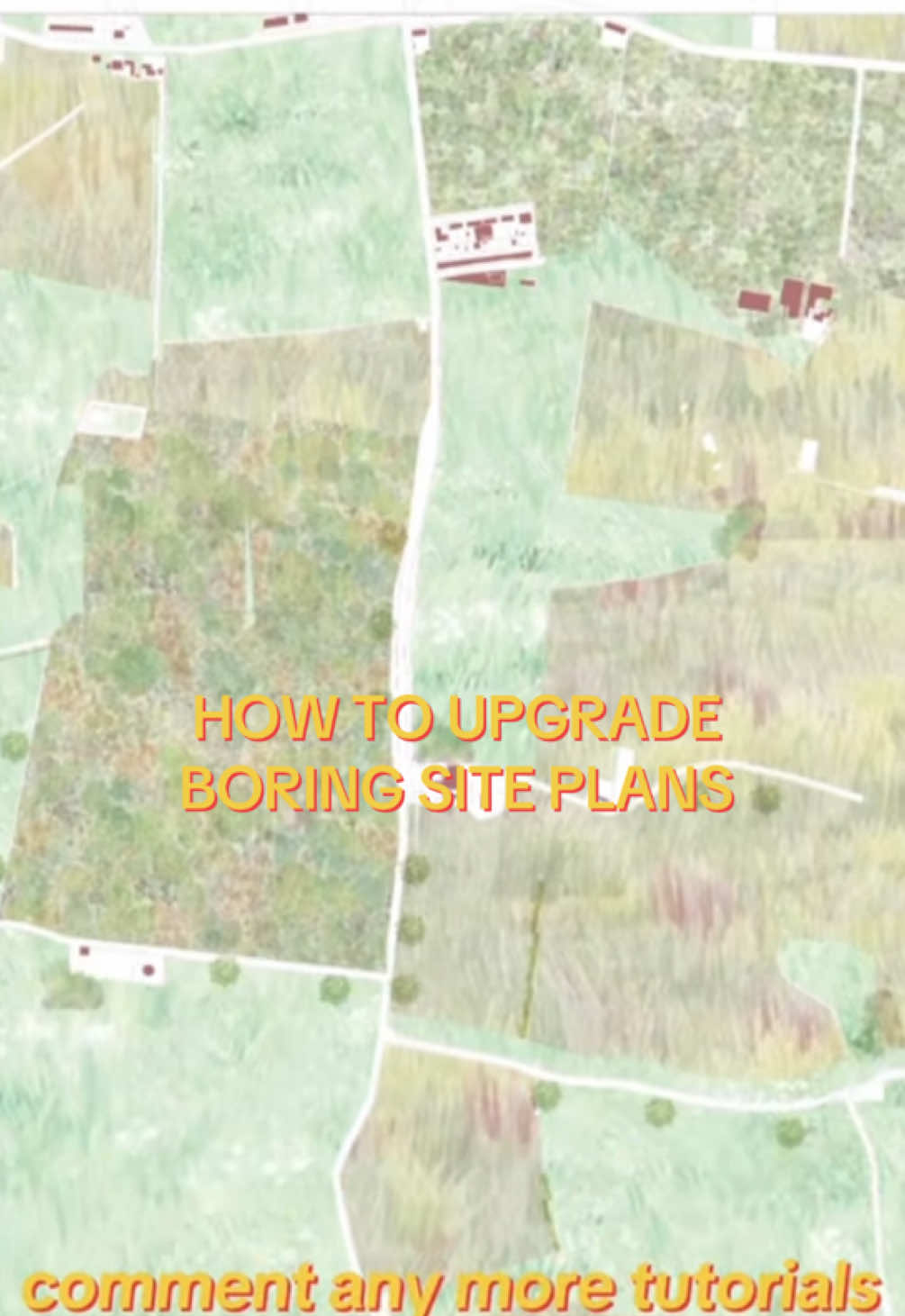 how i make my site plans!! (repost) #architecture #architecturestudent #architectureportfolio 