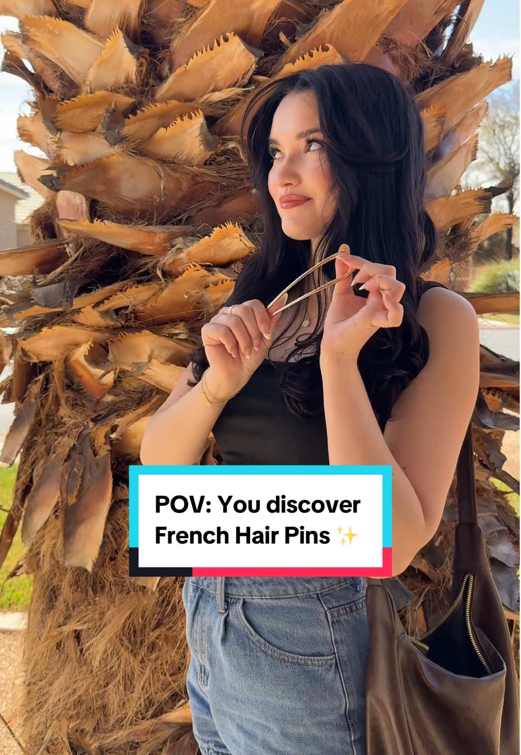 Forever styling our hair with the French Hair Pin ✨ #frenchhairpin #hairpin #hair #easyhairstyles #howto #hairhack #travel #foryoupage #viral #kitsch @Megan 