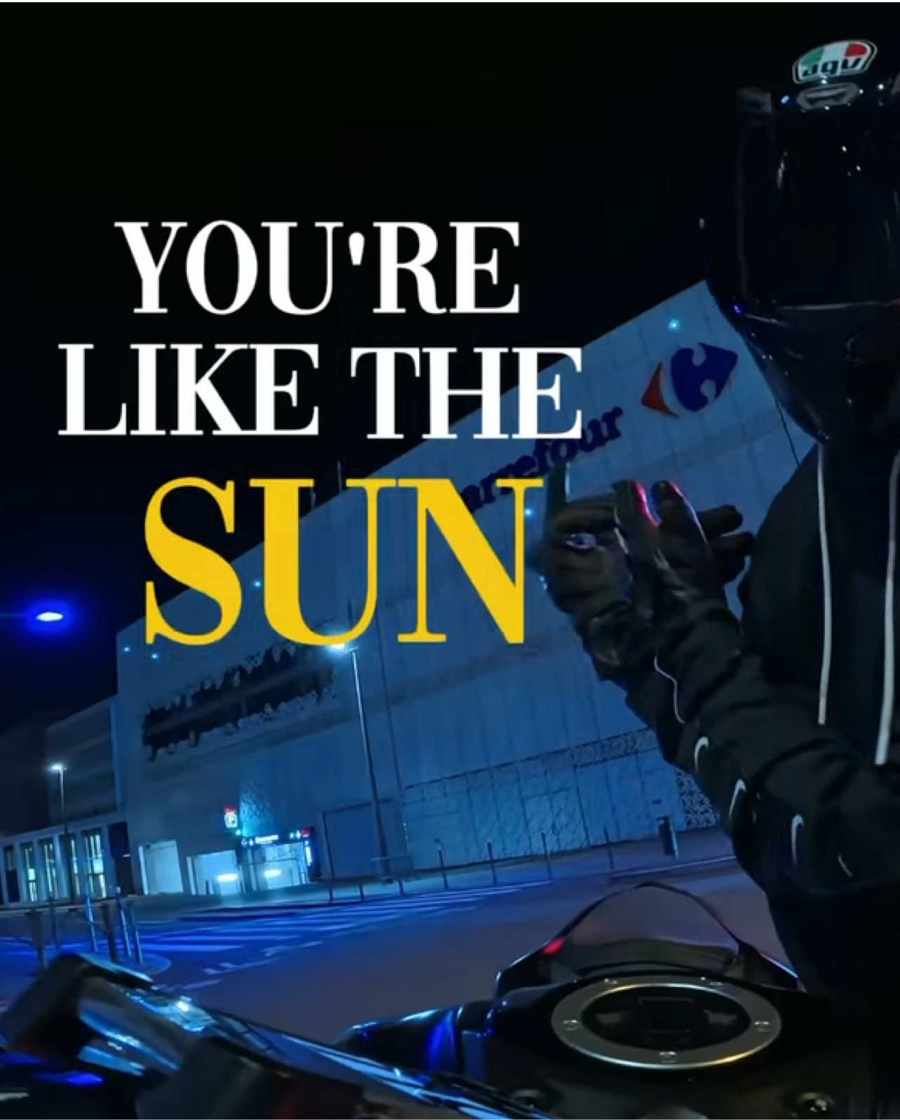 Like the sun ☀️ | Join the discord 🫶 | #biker #core #nightride
