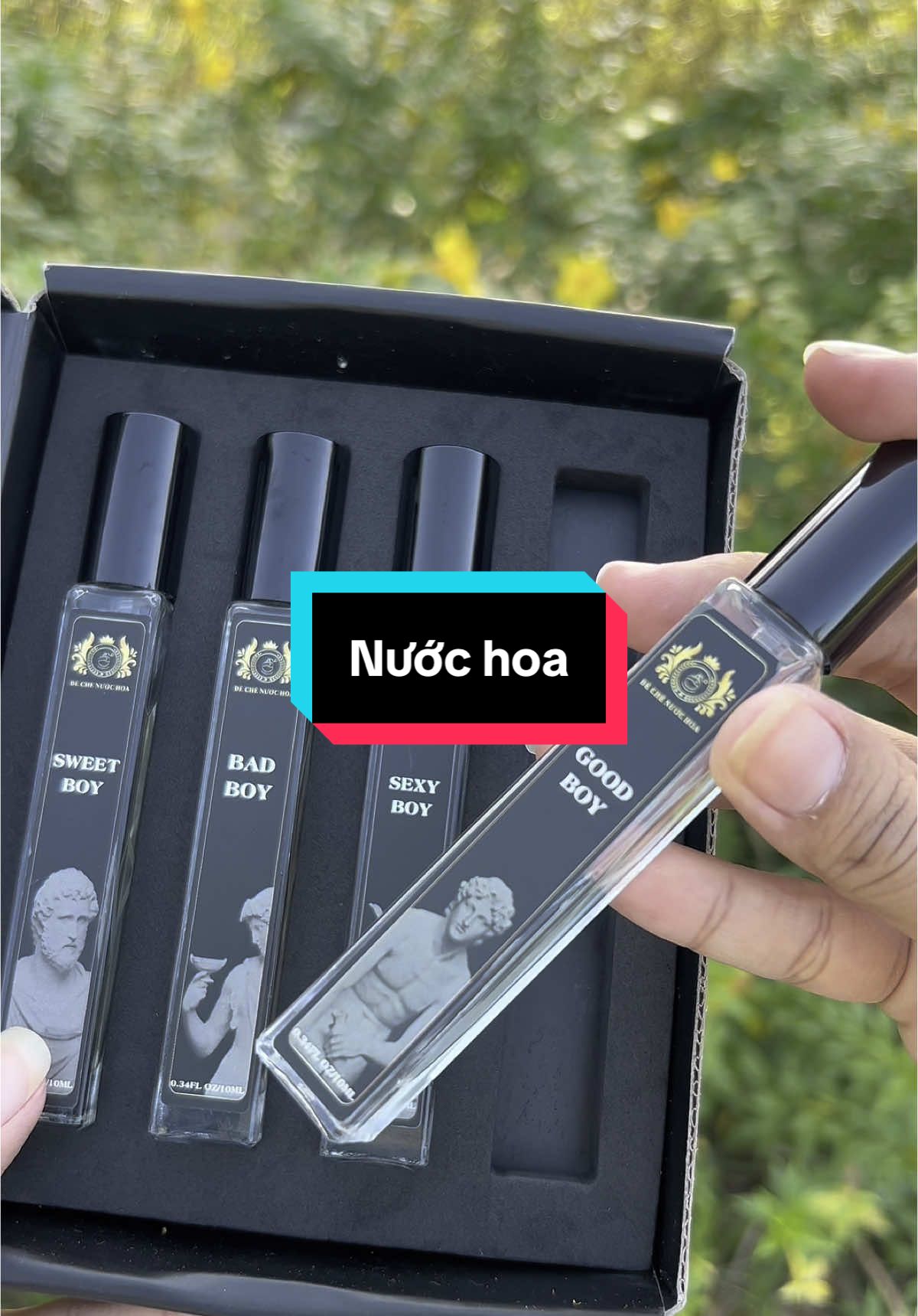 Trả lời @thỏ biển combo 4 chai nước hoa đang được trợ giá #nuochoa #nuochoanam #utlanh 