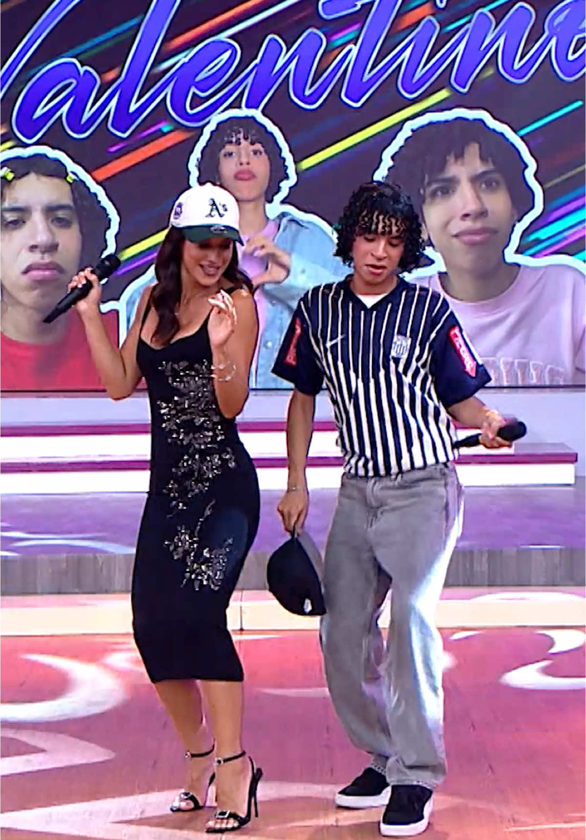 Con @valentino somos chicos rap 🎤🎶🔥