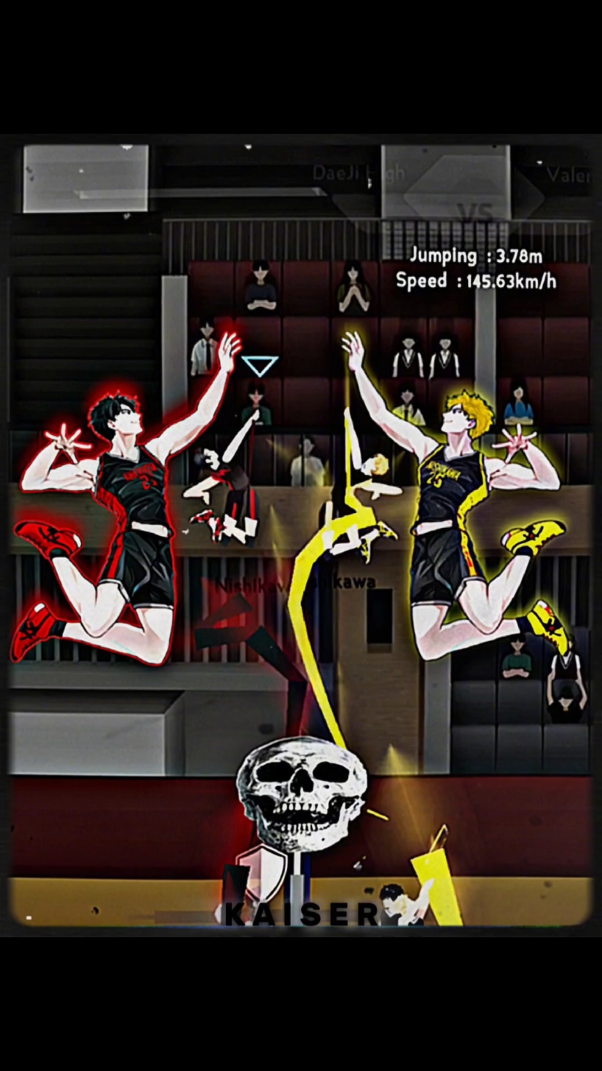 Yellow Thunder Or Red Thunder🤯🔥 | link mod check profile tiktok #nishikawa⚡ #pangerankaiser #thespikecross #fyp 