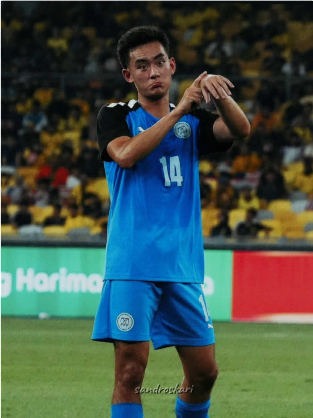 This trend but Sandro Reyes 🫶🏼 #football #philippines #fypシ゚ #foryoupage #fyp #pmnft #sandroreyes #pricetag #justsmile 
