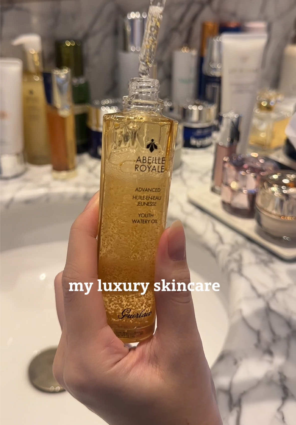 skincare with me #laprairie #valmont #lamer #abskincare #cledepeau 