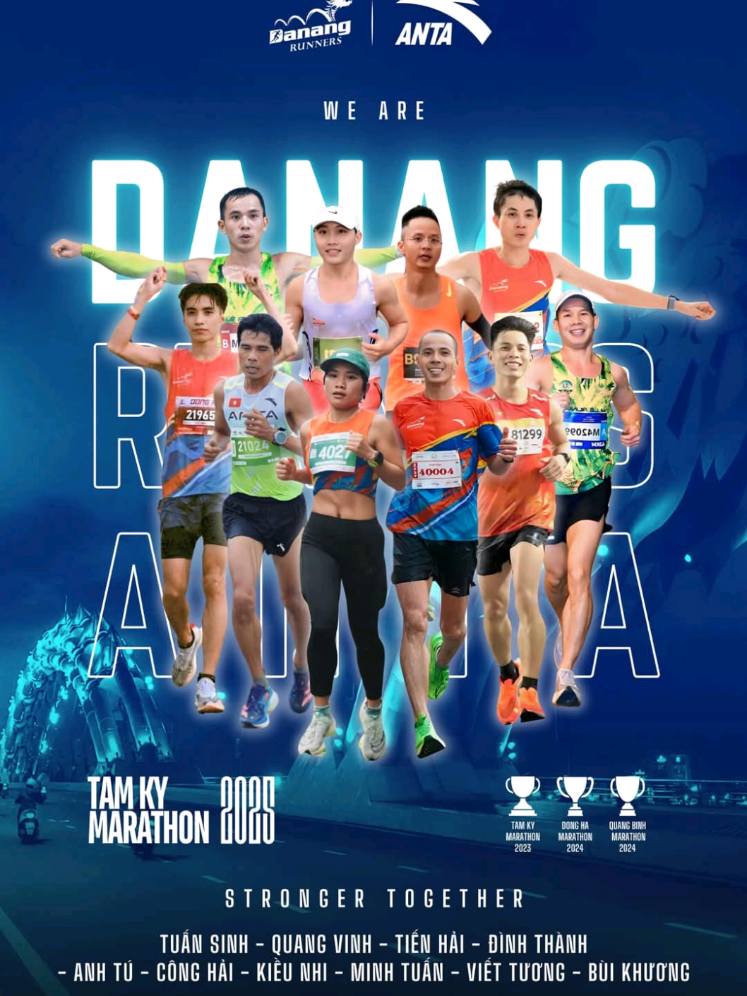 DannangRunners-Anta Đồng đội tam kỳ Có ai tham gia Tam Kỳ Marathon 2025 không ạ, cmt lên kèo thôi ạ🥰 #danangrunnersanta #xuhuong #genzsport #genzrunners #strongtogether #tamkymarathon 