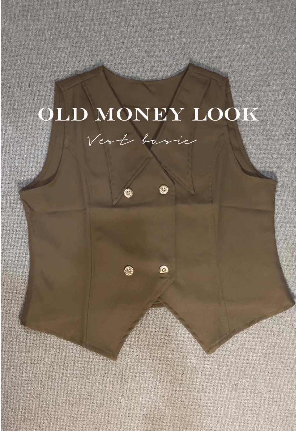 Sebagus ini cuman 40 rb aja😭🫵🏻#vestbasic #ootdvest #oldmoneyoutfits #OOTD #outfitideas 