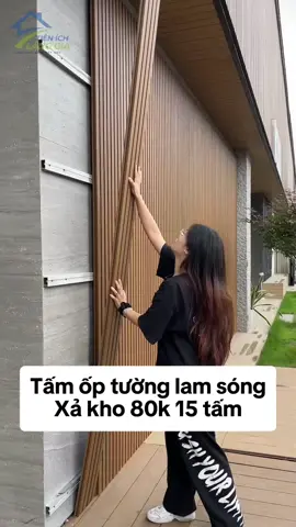 Tấm ốp tường lam sóng