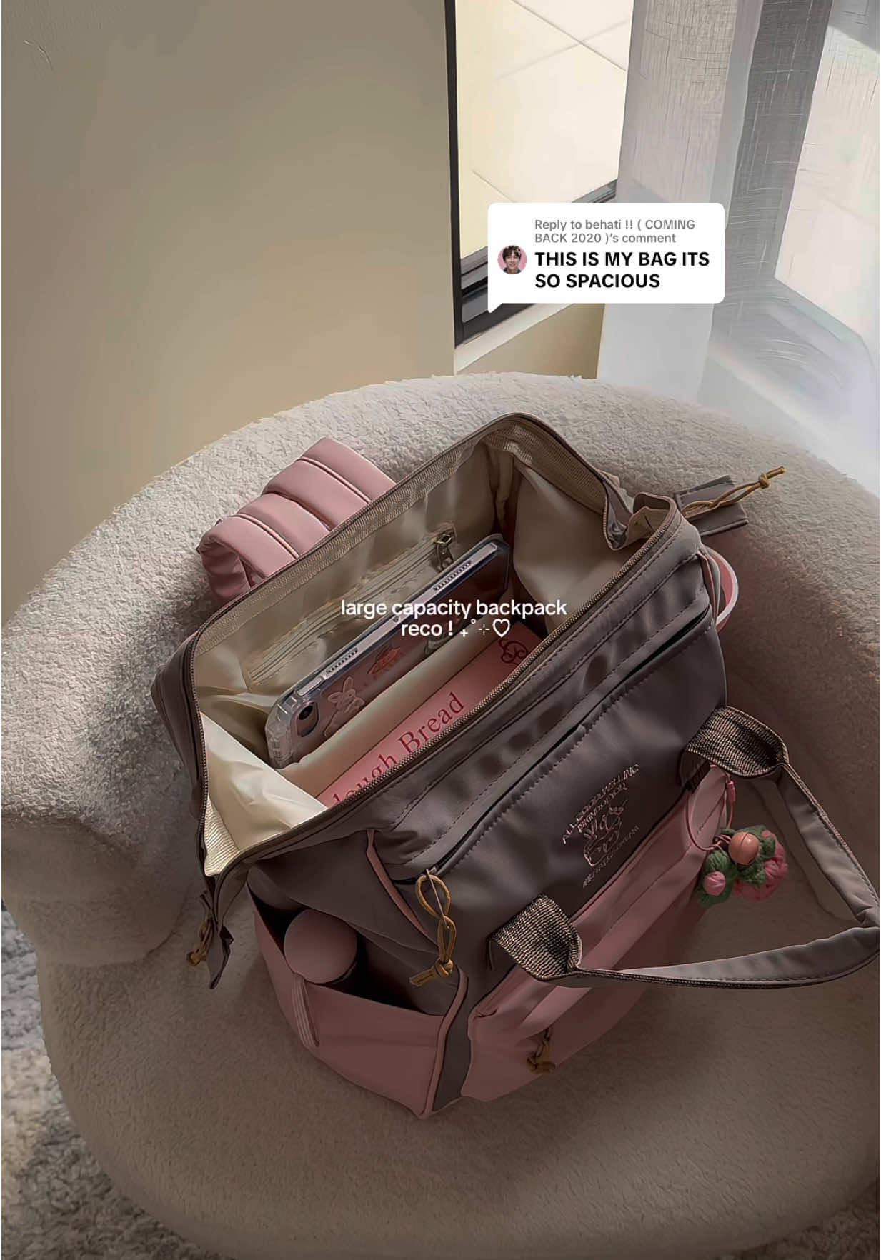 Replying to @behati !! ( COMING BACK 2020 ) new color way 😩💫 #bag #schoolbag #bagforwomen #universitybag #backpack #pinkbag #schoolessentials #fyp #tiktokfinds #viral 