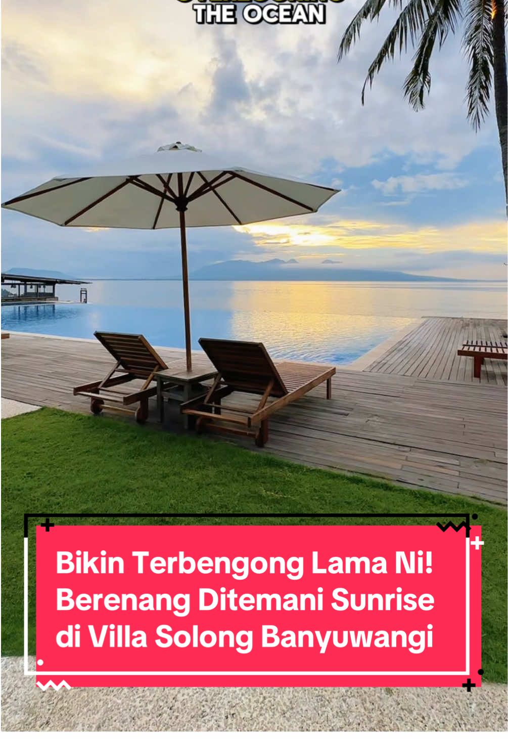 Villa favorit dengan view termahal di Banyuwangi, punya akses pantai privat, kolam renang infinity pool, kamarnya cantik dan cocok buat romantisan bareng pasangan. Minimal ngicip semalam kalau abis penat liburan di Banyuwangi terus staycation seharian mwnikmati cantiknya panorama selat bali. Tips hematnya cukup booking di tiktok pakai kode voucher yang ada di video biar tambah hemat. Terakhir kapan kamu main kesini? Tinggalin komen dong! #villa #resort #beachfront #resort #jelajahsurabaya #jelajahbali #banyuwangi #villasolongbanyuwangi #staycation #rekomendasihotel #travellife #banyuwangihits #travelhematramadan 