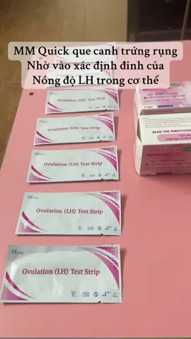 Que canh rụng trứng MM Quick hộp 7 que test #xuhuongtiktok 