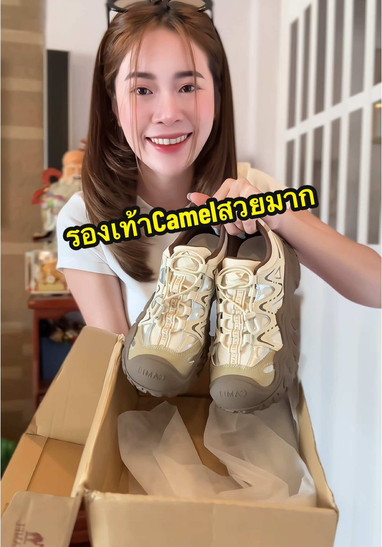 สวยมากกก รองเท้าเดินป่า ใส่เที่ยวชิลๆ🥰 #รองเท้า #รองเท้าผ้าใบ #รองเท้าผู้หญิง #รองเท้าcamel #รองเท้าเดินป่า #รองเท้าเพื่อสุขภาพ 