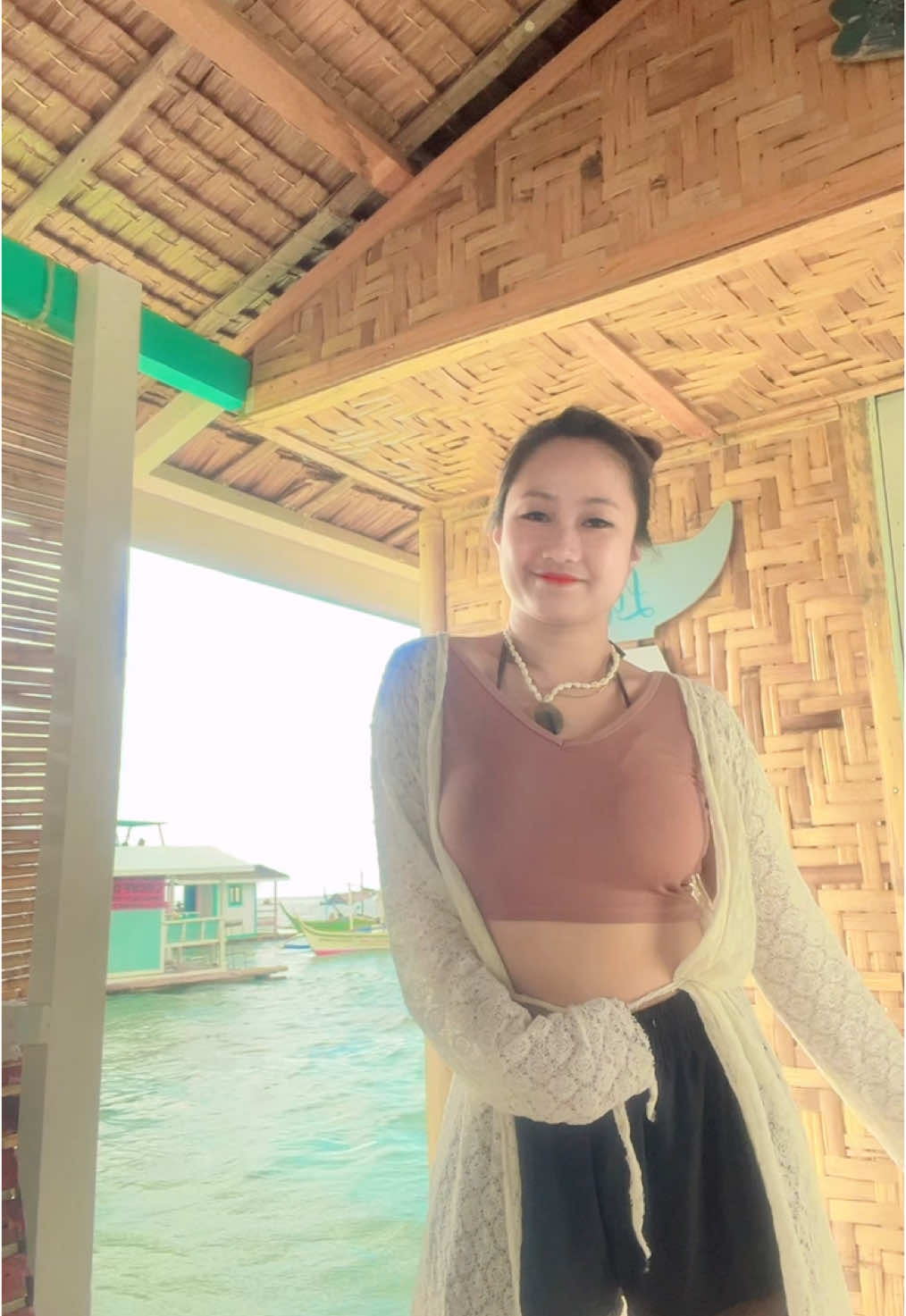 dance time haha!!#rollin #tiktokdance #tiktok #swimming #ocean#sea #waves #trending #tiktoktrending #videoviral #video #outfitideas #outfit #fashion #style #accessories#filter #batangas #beach 