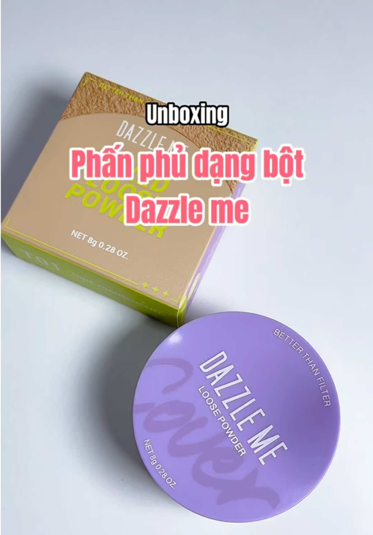 Phấn phủ bột Dazzle Me #dazzlemeloosepowder #dazzlemebeauty #DazzlemeBTF #unboxing #dazzleme #xh #fyp #review #fyp 