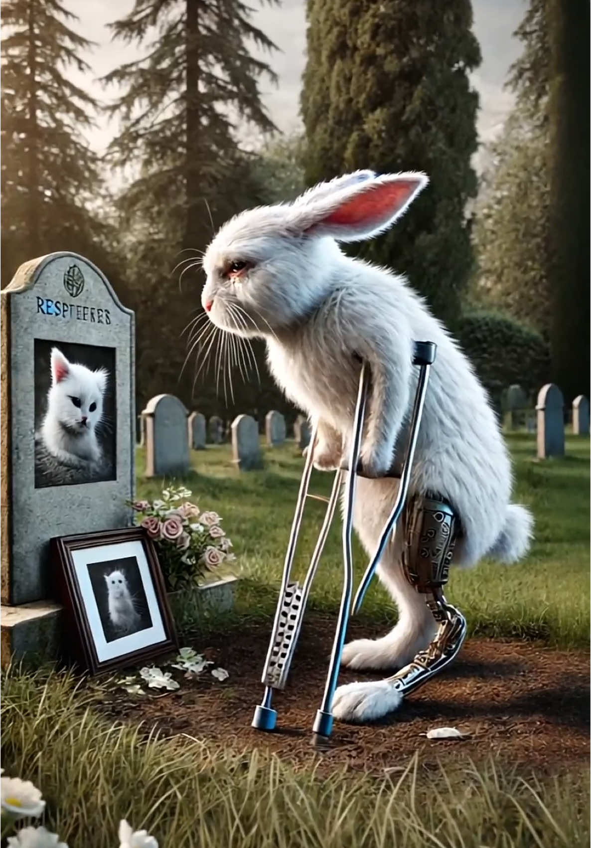 The Amazing Story of the Cat and the Hare#cat #catai #hare #catlover #fypシ 