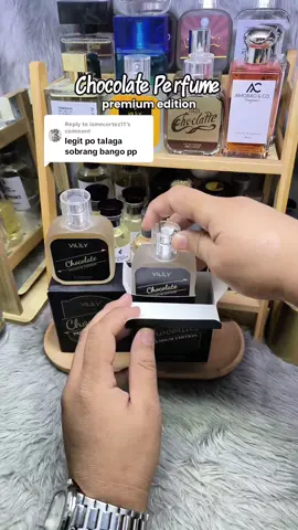 Replying to @ismecortez11  chocolate perfume 🍫 Nakaka-adik ang amoy sobrang bango amoy Chocolate 😋  #chocolateperfume #vililychocolateperfume #perfume #fragrance #longlastingperfume 