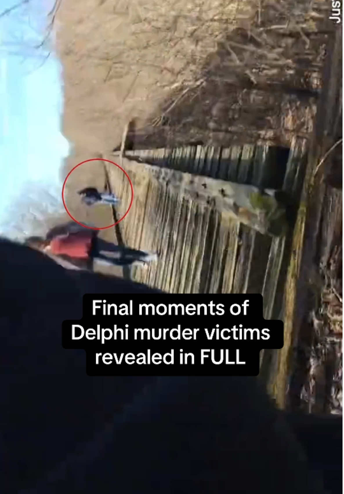 The haunting 'Bridge Guy' video from the Delphi murders case has finally been released in full, as convicted killer Richard Allen continues to fight against his conviction. In the chilling footage, the terrified voices of Abby Williams and Libby German are heard for the very first time, as the teenage best friends appear to desperately try to get away from the man stalking them across the abandoned railroad bridge in Delphi, Indiana. 'Bridge Guy' - who is now known to be 52-year-old Allen - is seen following Abby across the bridge before ordering the girls down the hill to their deaths. Allen was convicted in November and sentenced to a lifetime behind bars for the brutal murders of the teenage best friends. Abby, 13, and Libby, 14, disappeared back on February 13 2017 after setting off on a walk along the Monon High Bridge. Their bodies were found around half a mile from the trail, close to Deer Creek, the next day. Both of their throats had been slashed, with the murder weapon believed to be a box cutter. Libby was naked while Abby was fully dressed in some of Libby's clothes and an unspent bullet was found between their bodies. Read more at DailyMail.com  #teenager #delphi #murder #bridge #creepy #rip #camera #indiana 