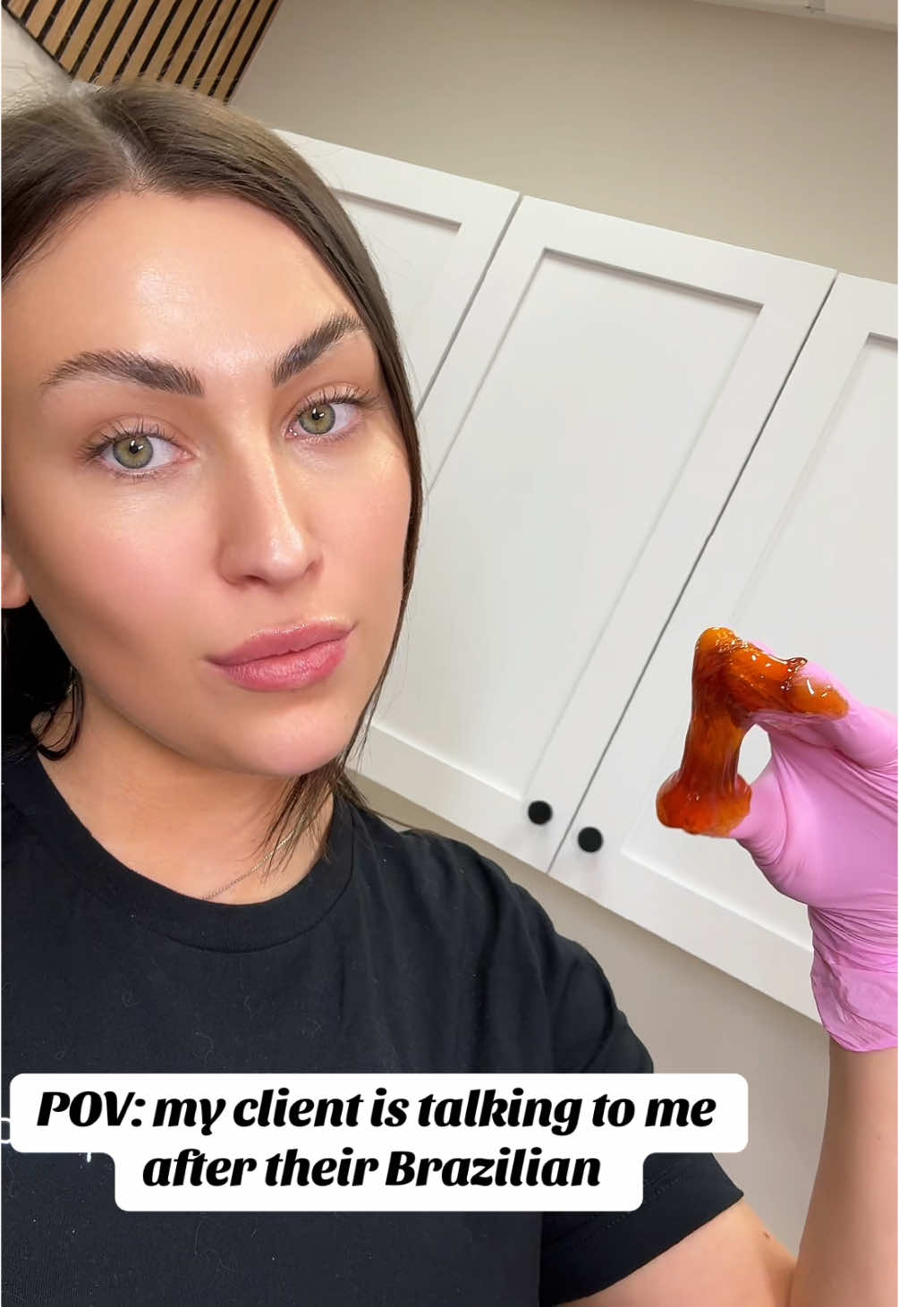 Slippin & slidin smooth baby! #brazilian #brazilianwaxspecialist #brazilianwaxer #braziliansugaring #sugaring 