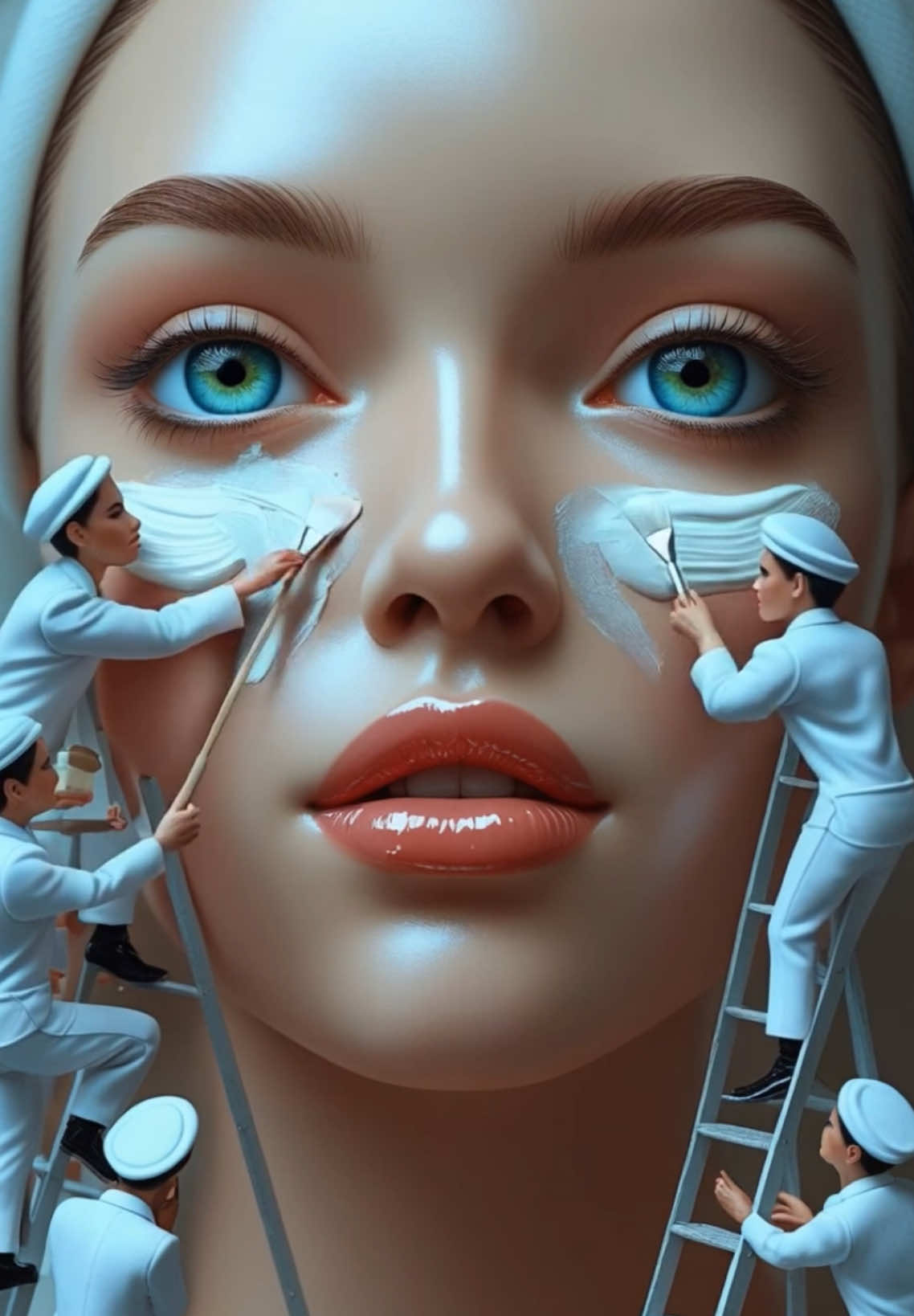 #satisfying #asmr #relax #tinyfigures #skincare #ai #fyp 