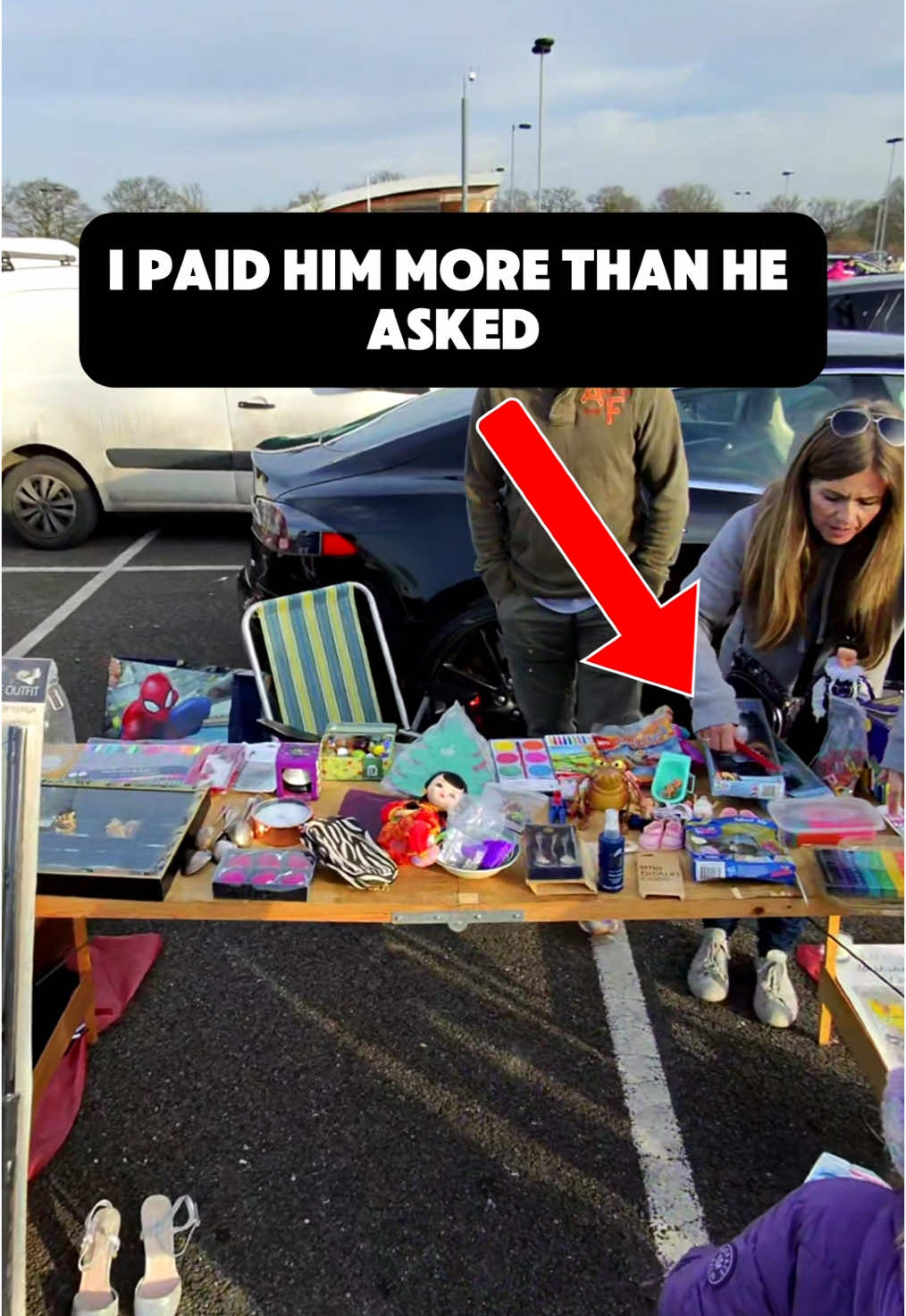 The deal was too good, I had to pay more  #Carboot #carbootsale #carbootfind #carbootfinds #carbooting #fleamarket #yardsale #garagesale 