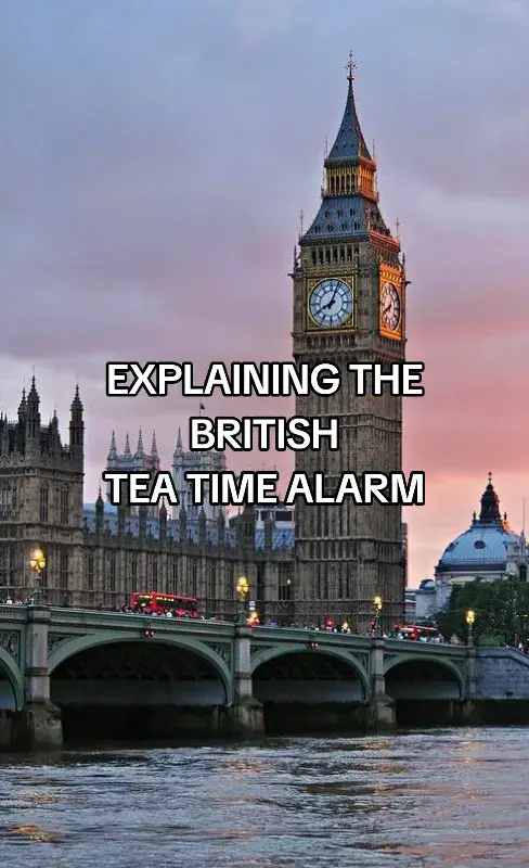 I once got a fine of £100 tho cos I was on holiday xx #uk #teatime #teatimealarm #british #britan #funny #fyp #london #fr 