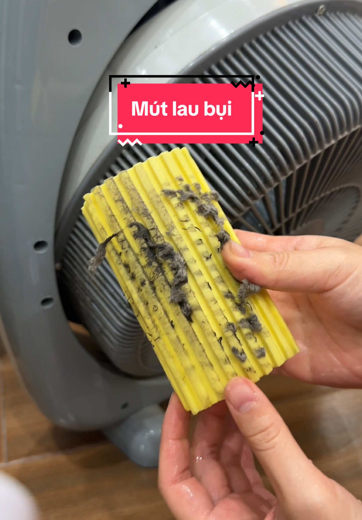 Lau miếng mút xốp này thích và tiện nha #mecamrevieww #miengmutlaubui #dampduster 