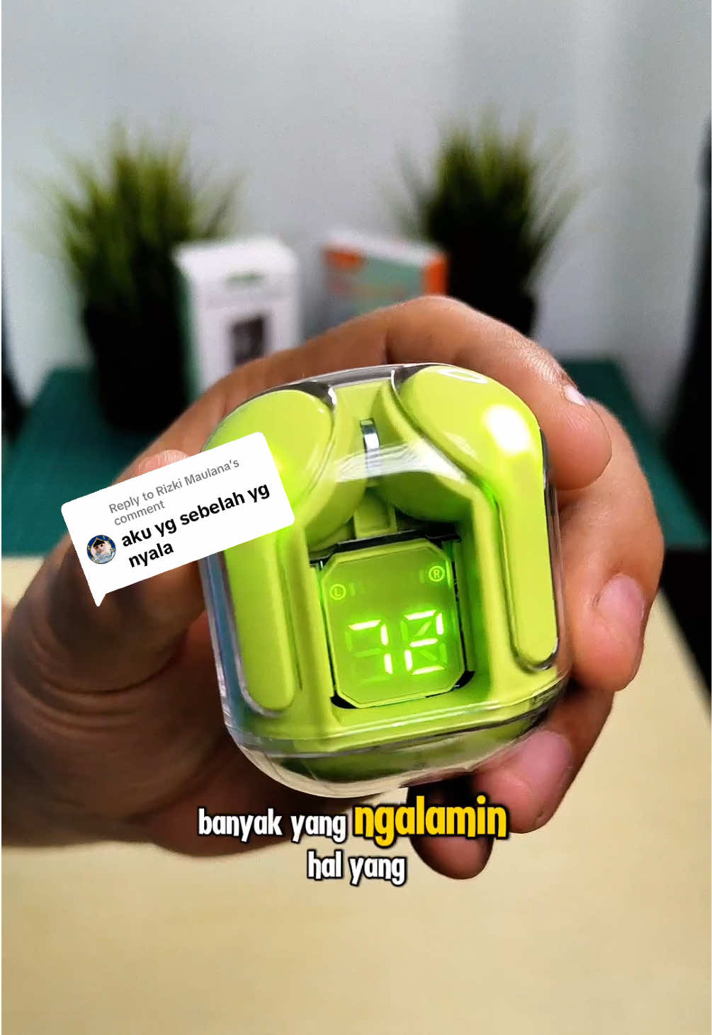 Replying to @Rizki Maulana Headset bluetooth Air 31 ini pas banget buat daily use, stylish dan praktis. #tws #twsmurah #twsgaming #headsetmurahbanget #air31 #ramadanekstraseru #ramadansale