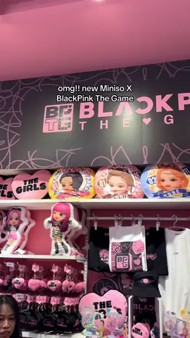 this is your sign to shop at Miniso for BlackPink awesome items 💖🖤! Bi Ping Bong plushiess so cuteee!! #BlackPink #Blinks #MinisoMalaysia #BlackPinkTheGame @Miniso Malaysia 